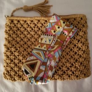 Straw Clutch Bag